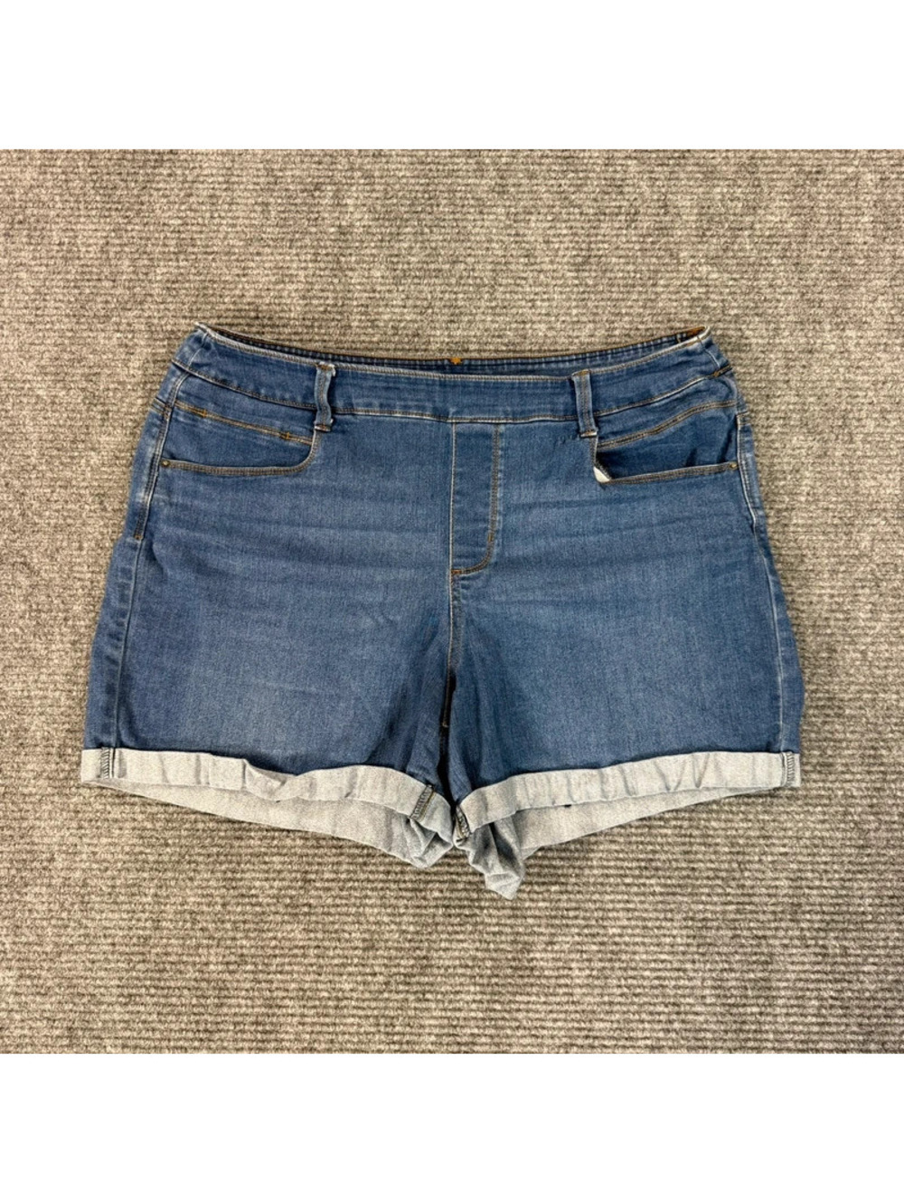 Time and Tru Blue Jean Shorts Size XL (16-18)